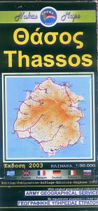 Ansicht Strassenkarte Thassos