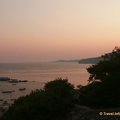 aliki-marmorhalbinsel-sunset
