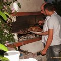 Klicken zum Vergrößern: Barbeque im Hotel Atrium, Thassos