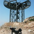 klicken zum Vergrößern: Radarplatform auf dem Ipsarion, Thasos