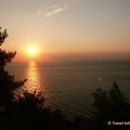 klicken zum Vergrößern: Sonnenuntergang Thasos