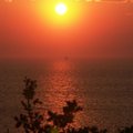 klicken zum Vergrößern: Sonnenuntergang Thassos