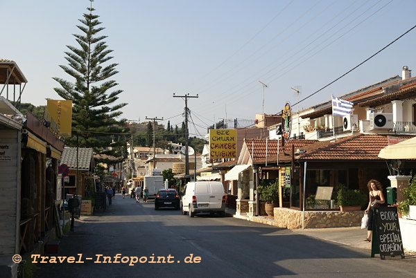 Korfu, Kassiopi Hauptstrasse