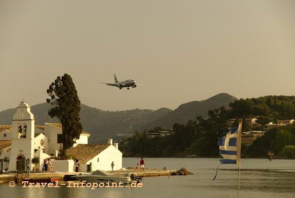 Landeanflug auf Korfu