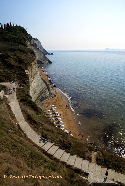 Longa Beach, Nordwest-Corfu