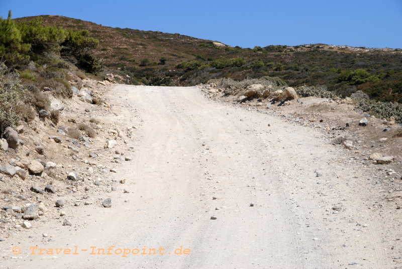 Schotterpiste Cavo Paradiso (Kos)