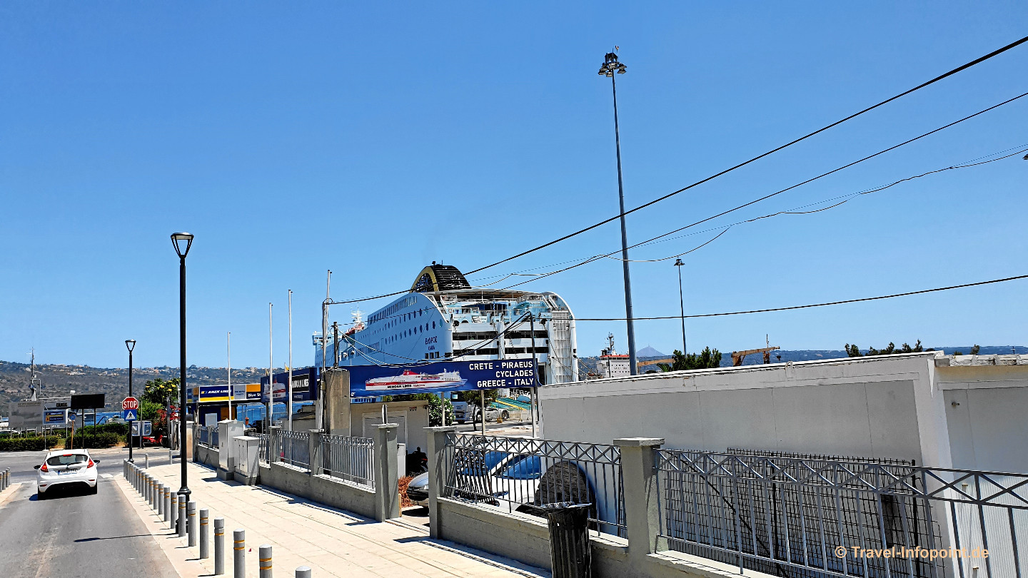 Ausflug nach Chania:  Fährhafen