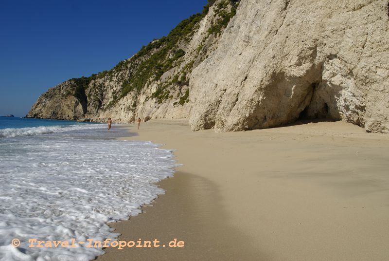 Egremnoi-Beach, Westküste Lefkas