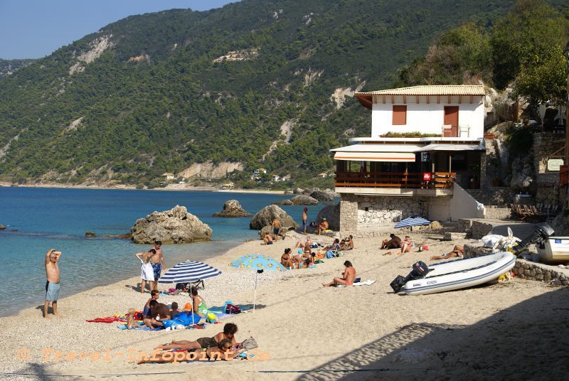 Strand von Agios Nikitas, Lefkas