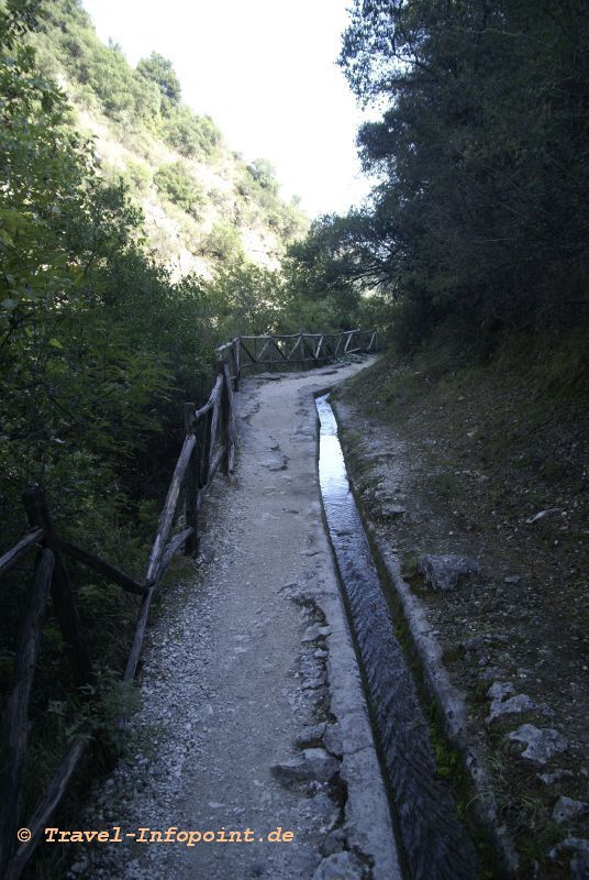 Wasserfälle bei Rachi, Lefkas