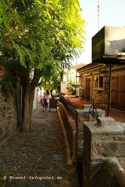 Gasse in Molivos, Lesvos