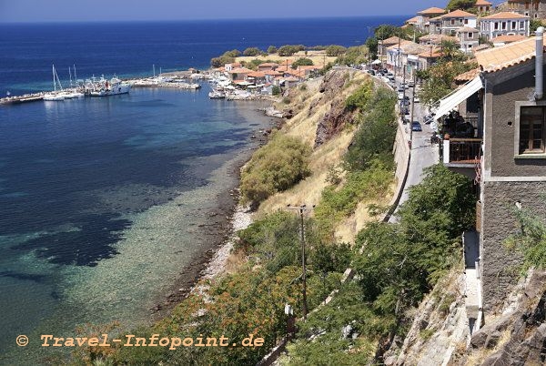 Hafenblick Molivos, Lesbos