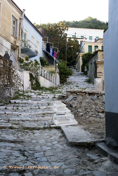 Treppe in Plomari, Lesbos
