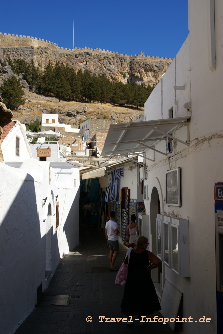 Lindos mit Akropolis / Rhodos