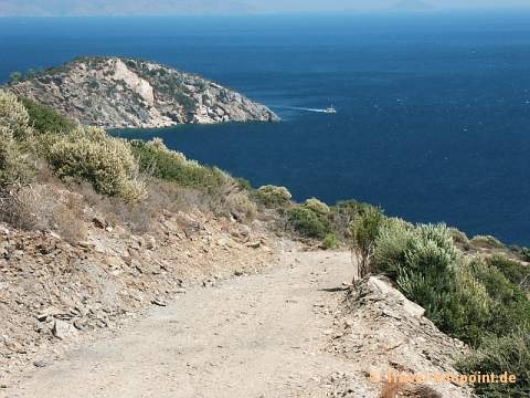 Strasse am Ende der Welt auf Samos