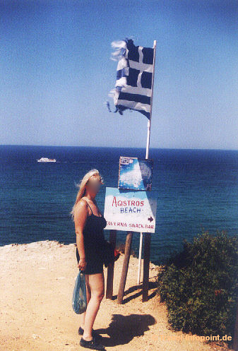 zwischen dem Agistros und Ghournes Beach, West-Skiathos