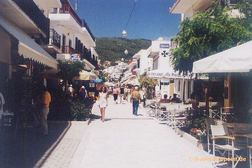 Papadiamantis Straße in Skiathos