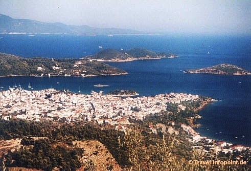 Blick alter Hafen Skiathos