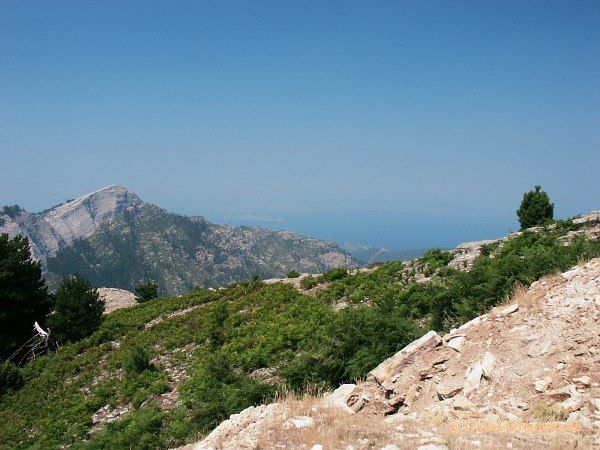 Fahrt zum Ipsarion, Thassos