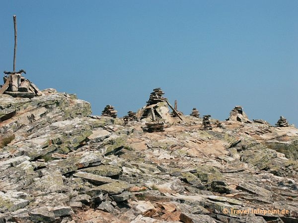 Gipfelkreuze auf dem Ipsarion, Thassos