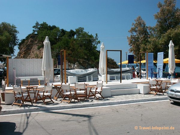 am Hafen von Limenaria, Thassos