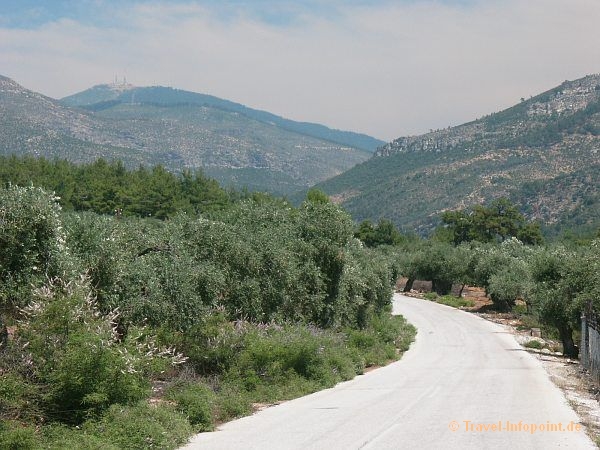 Strasse nach Maries, Thassos