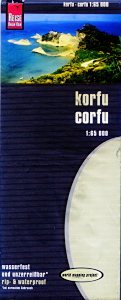 Strassenkarte Korfu