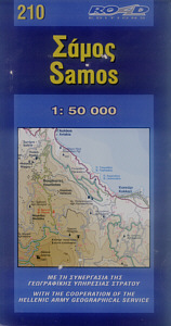 Strassenkarte Samos