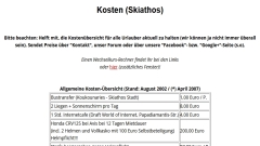 Skiathos: Kosten
