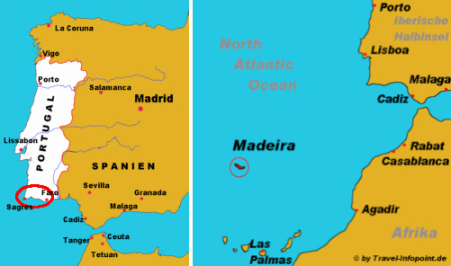 Übersichtskarte Iberische Halbinsel