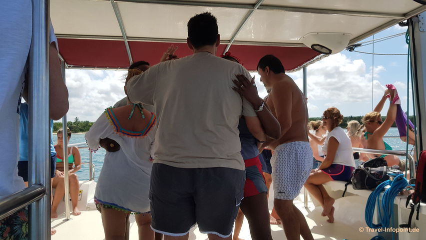 Abfahrt zur Insel Saona