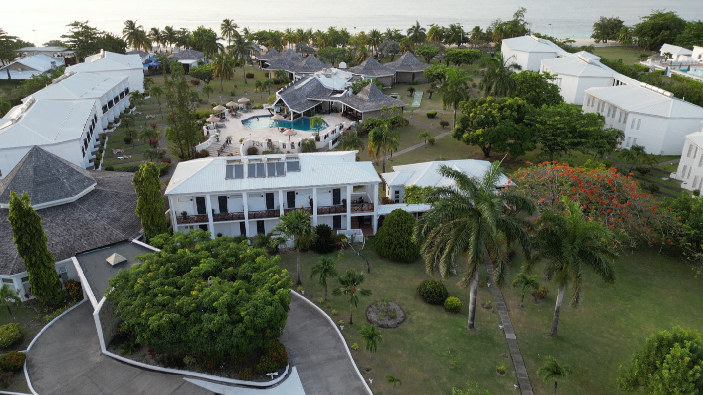 Blick auf das Coyaba Beach Resort