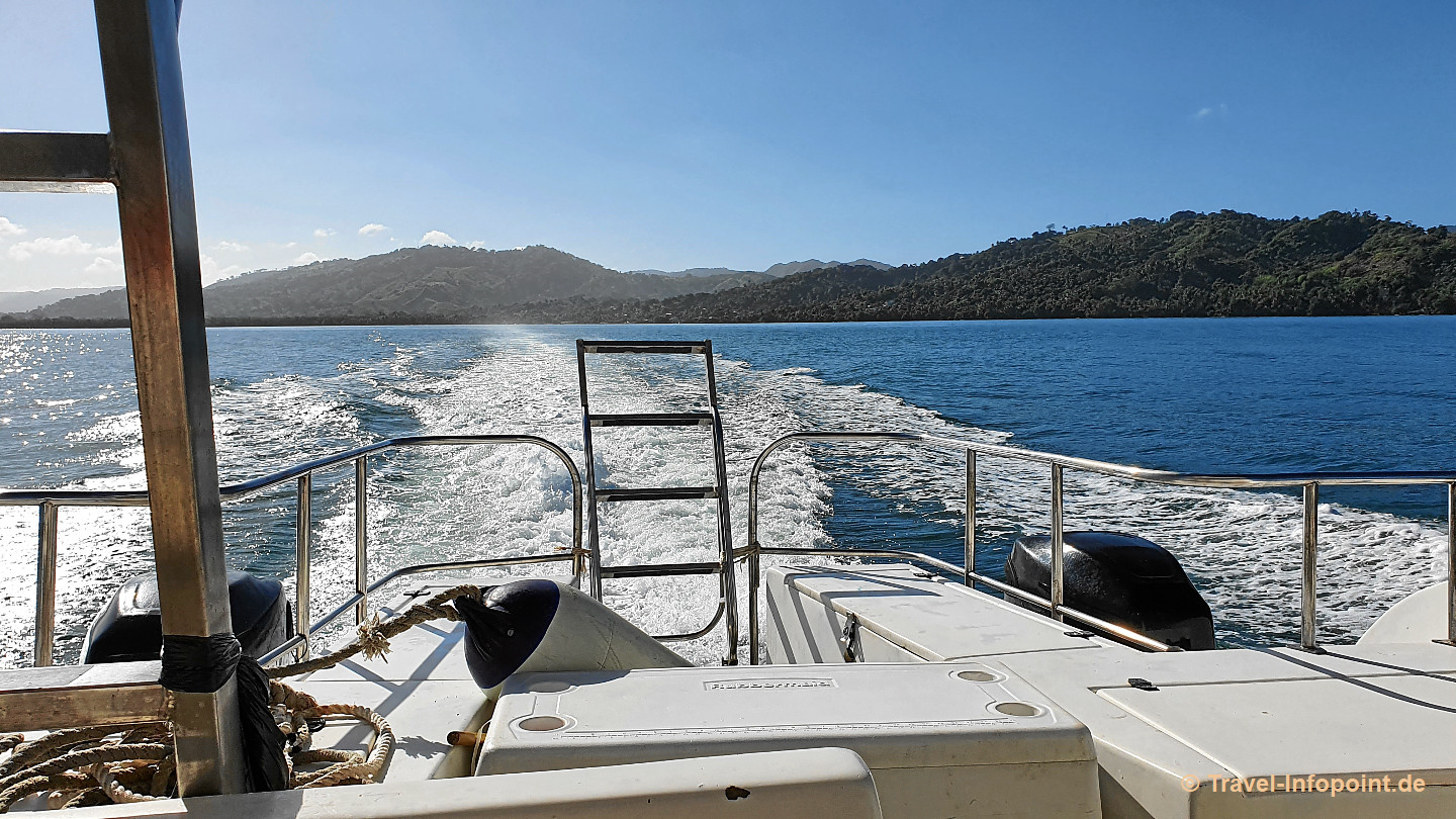 Überfahrt mit dem Boot nach Samana