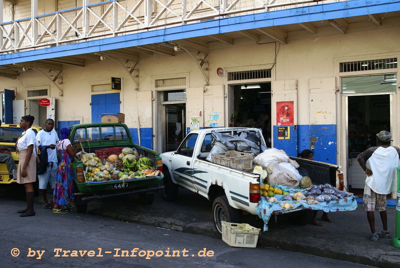 Händler auf Dominica